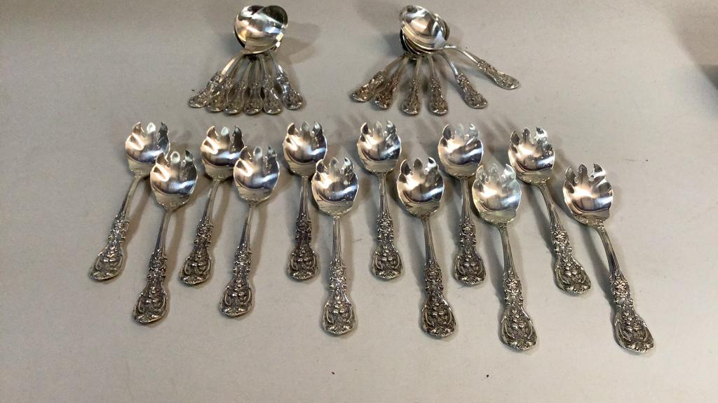 24 Pieces Reed and Barton Sterling Flatware (1 of 6)