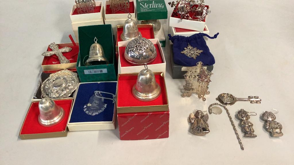 Collection of 18 Sterling Ornaments (1 of 6)
