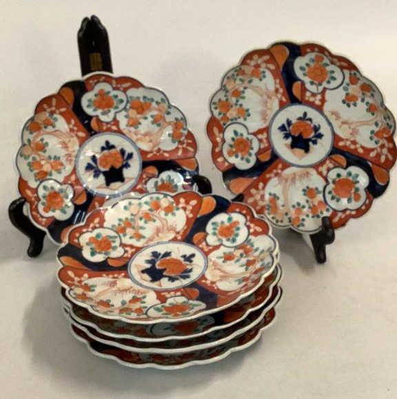 6 Imari Porcelain  Plates (1 of 5)