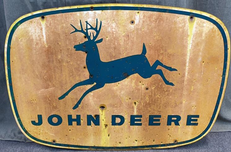 Vintage John Deer Dealer Sign (1 of 3)