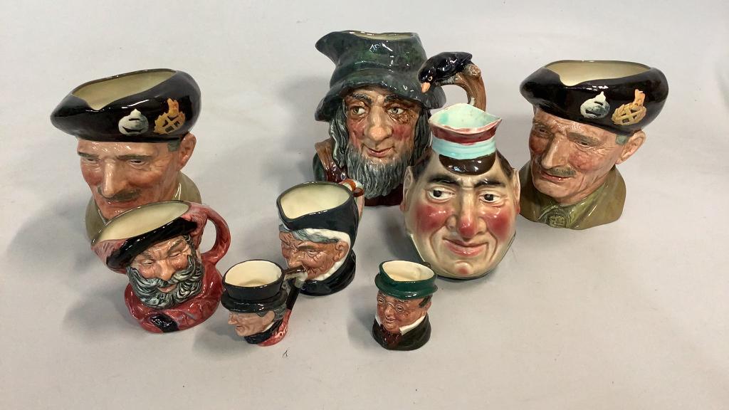 Royal Doulton and Sarreguemines Toby Collection (1 of 4)