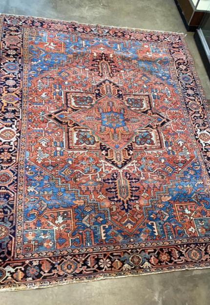 Antique Hand Knotted Serapi Rug (1 of 4)