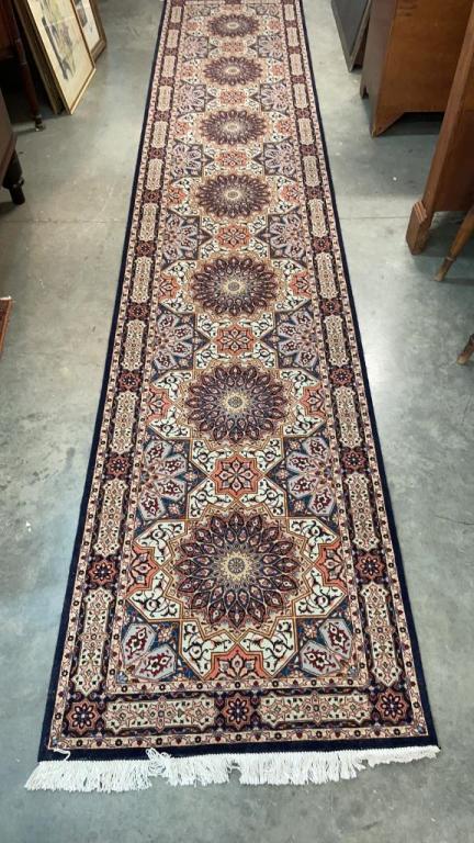 Vintage Silk Tabriz Runner (1 of 3)