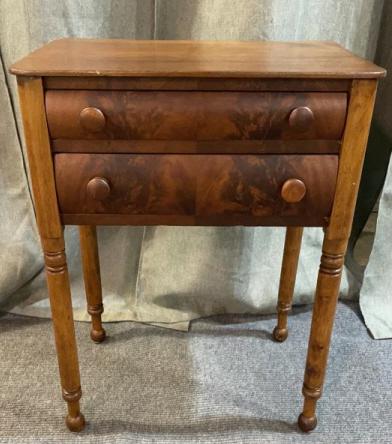 2 Drawer Mahogany Stand (1 of 4)