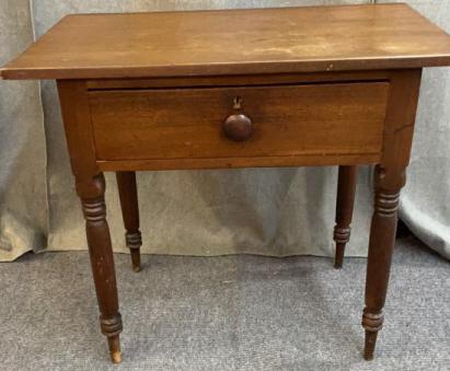 North Carolina Walnut 1 Drawer Stand (1 of 3)