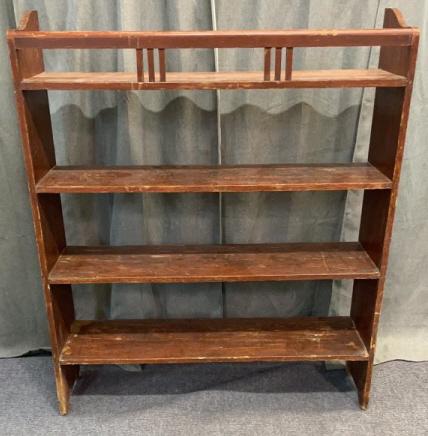 European Bucket Bench in Red Paint (1 of 3)