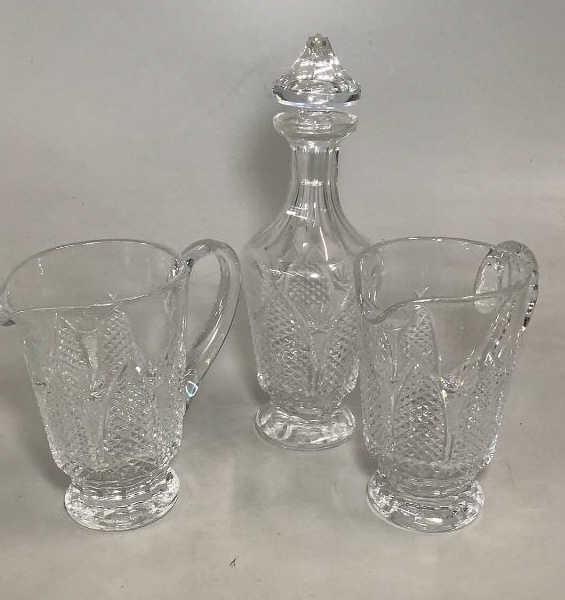 Waterford Crystal Decanter, 2 Pitchers (1 of 3)