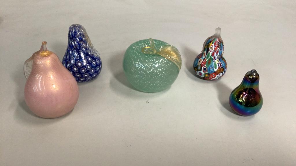 Art Glass Fruit (1 of 4)