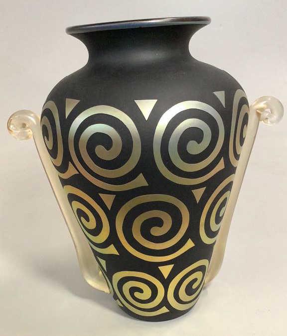 Abstract Art Glass Vase (1 of 6)