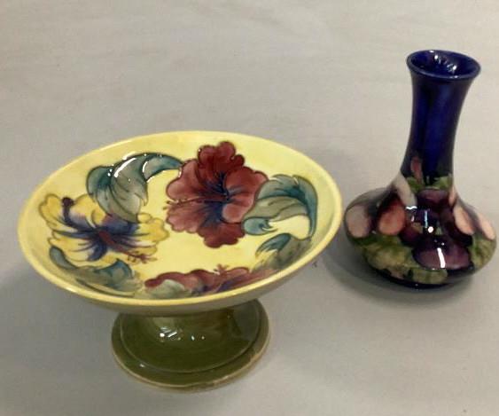 Moorcroft Hibiscus and Pansy Pieces (1 of 5)