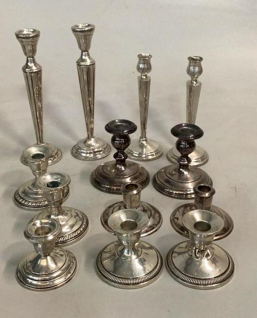 13 Sterling Silver Candlesticks (1 of 5)