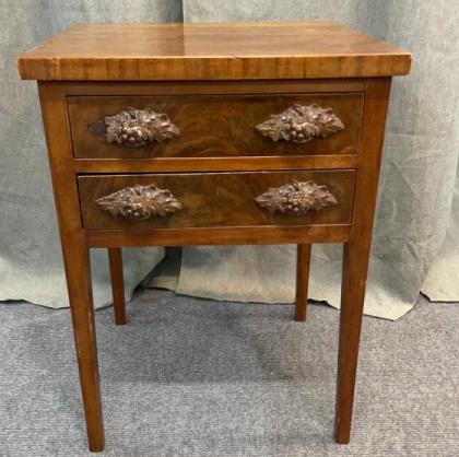 Mahogany 2 Drawer Stand (1 of 4)