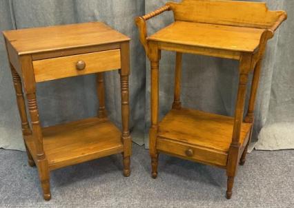 Maple Washstand & 1 Drawer Stand (1 of 5)