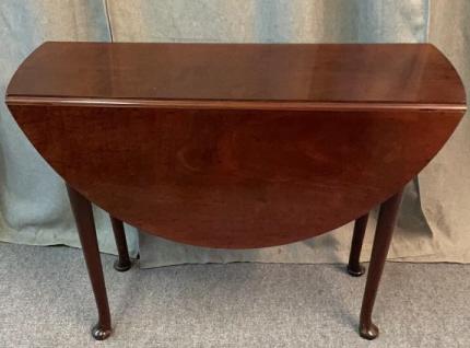 Period Queen Anne Drop Leaf Table (1 of 4)
