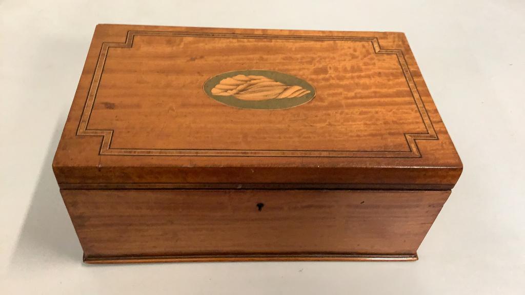 Regency Style Inlaid Document Box (1 of 4)