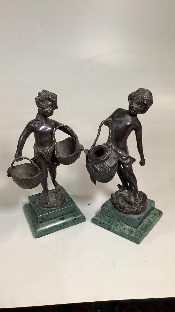 2 Bronze Figural Statues (1 of 5)
