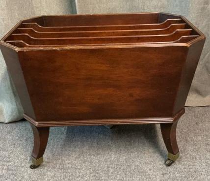 Octagonal Mahogany Canterbury (1 of 3)