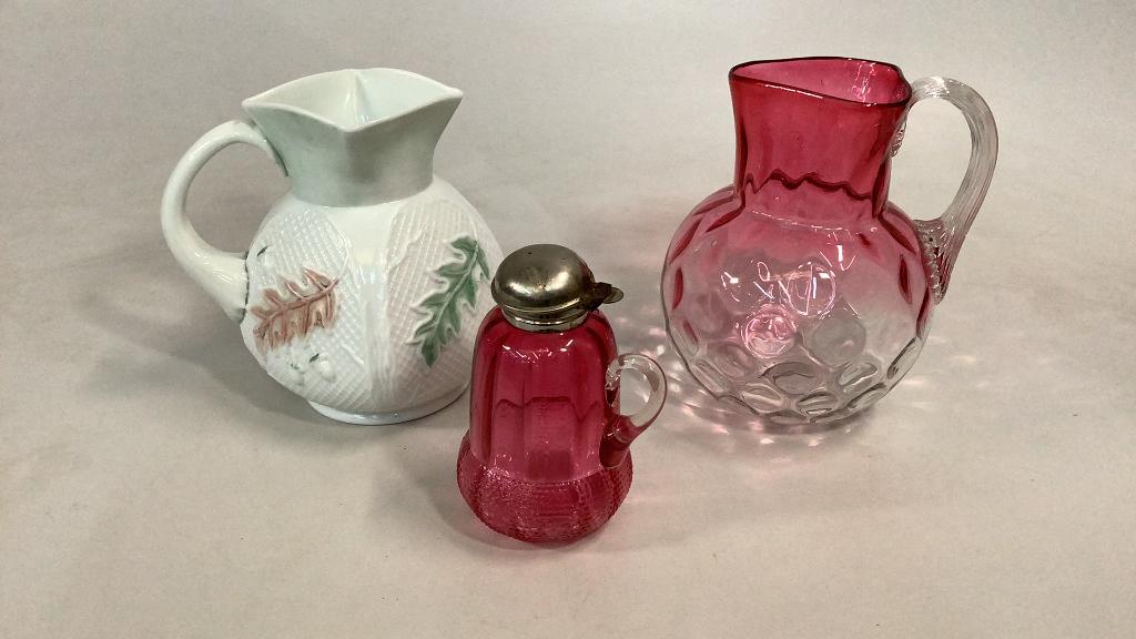 Victorian  Water Pitchers, Syrup Jug (1 of 4)