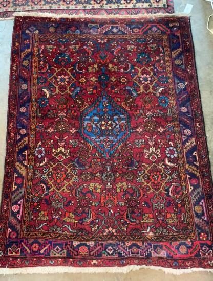 Vintage Hand Knotted Kazak Style Rug (1 of 3)