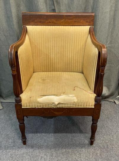 Inlaid Sheraton Armchair (1 of 6)