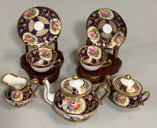 Crown Staffordshire Miniature  Tea Set (1 of 4)