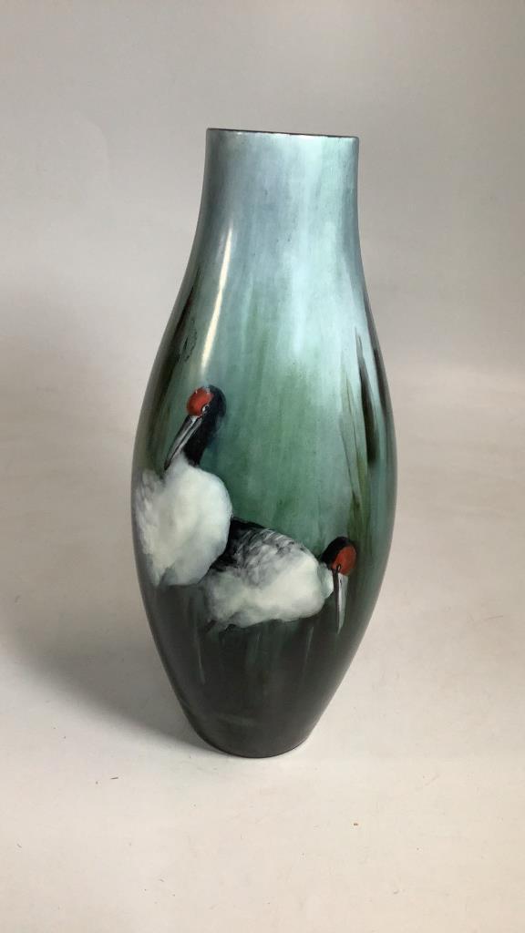 Belleek Hand Painted Vase (1 of 4)