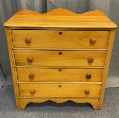 W Drawer Maple Cottage Chest (1 of 4)