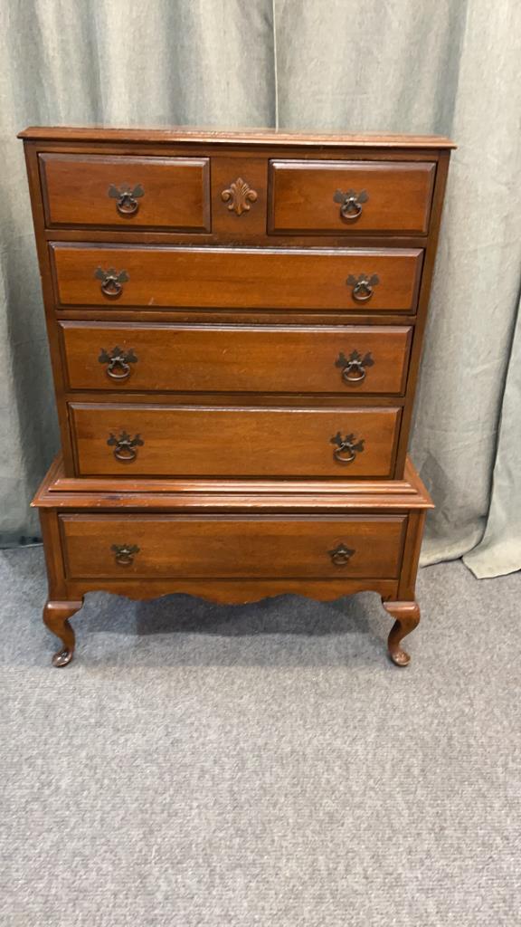 Diminutive Queen Anne Style Chest (1 of 3)