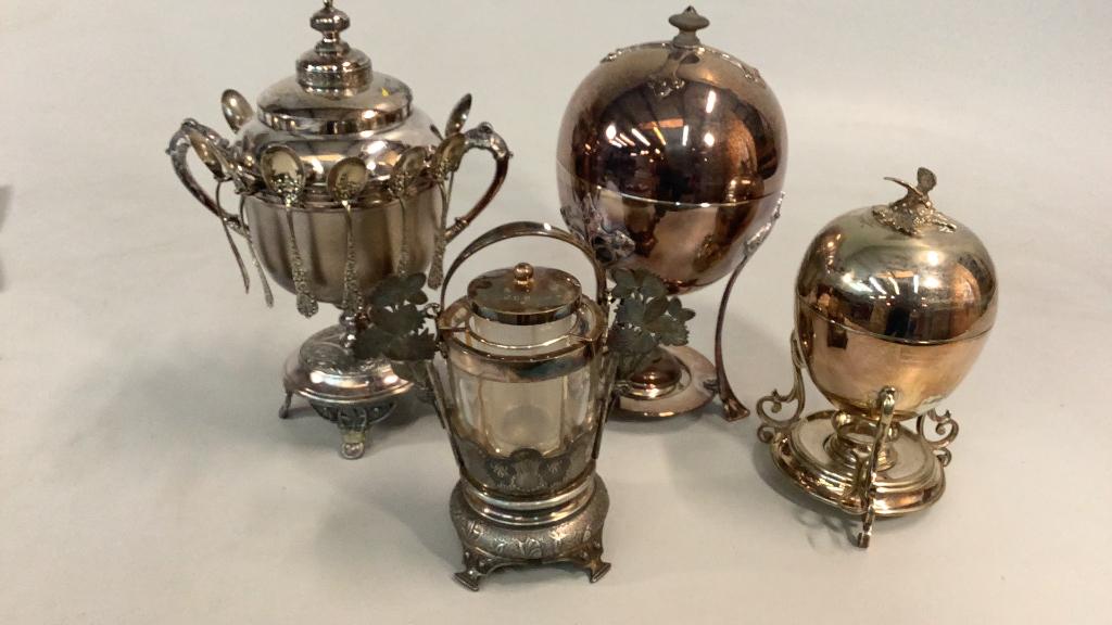 4 Victorian  Silver Plated Serving Articles (1 of 6)