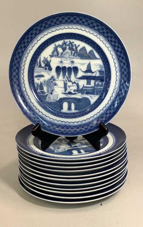 12 Mottahedeh Canton Plates (1 of 3)