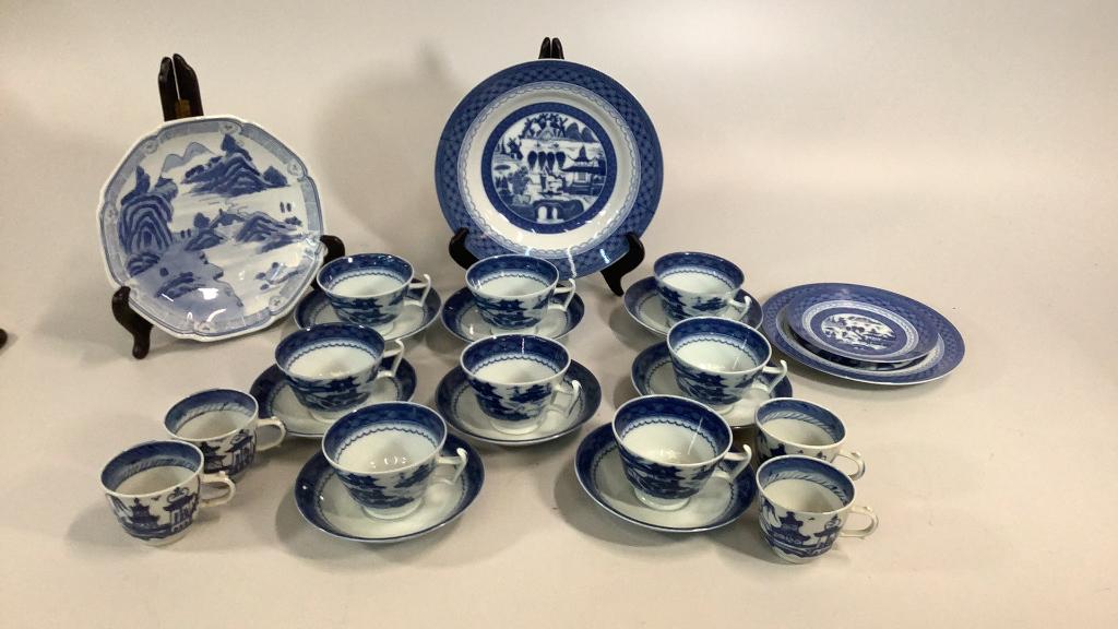 Collection  of Asian Blue Porcelain (1 of 5)