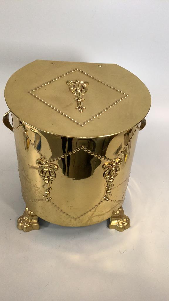 Brass Coal Scuttle (1 of 5)