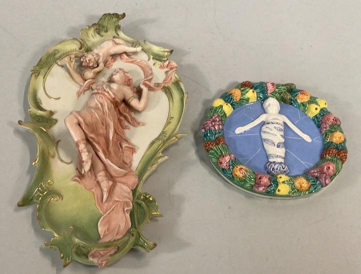 Della Robbia And Porcelain  Wall Plaque (1 of 7)
