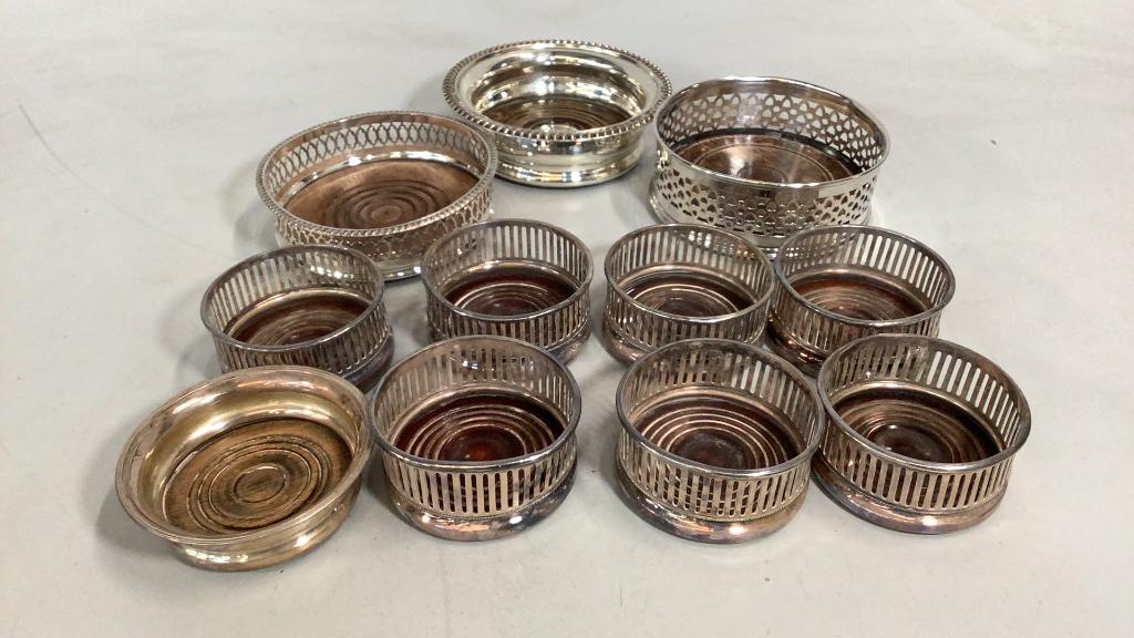 Silver PlatevWine Coasters (1 of 4)