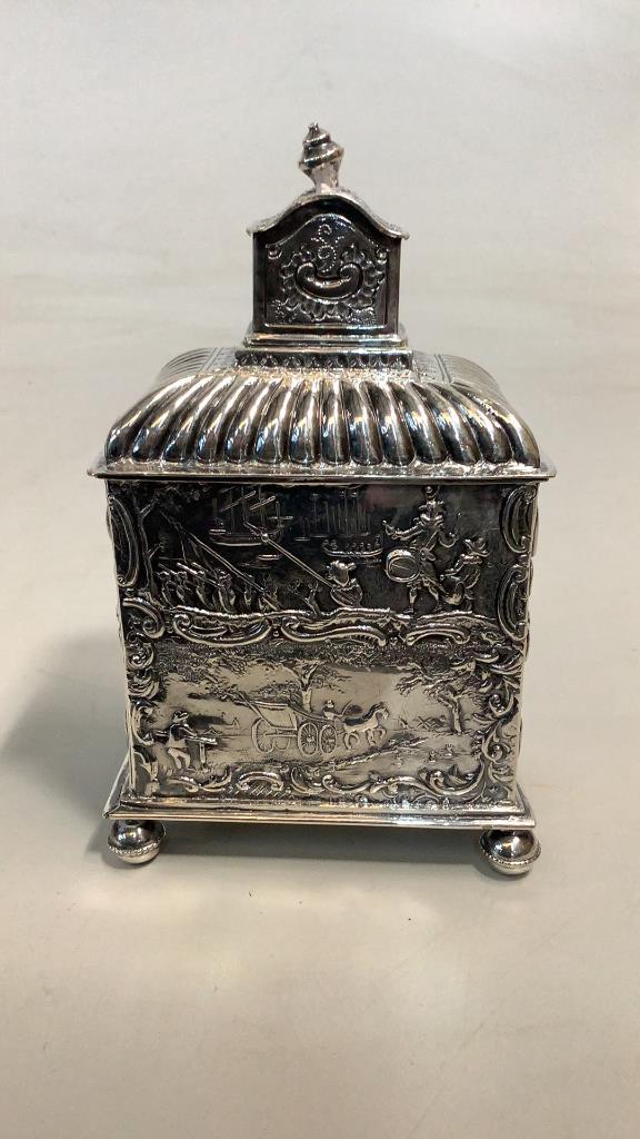 English Silver Tea Box (1 of 6)