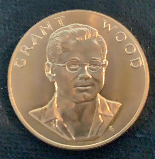 1980 1 oz Grant Wood Gold Medal (1 of 3)