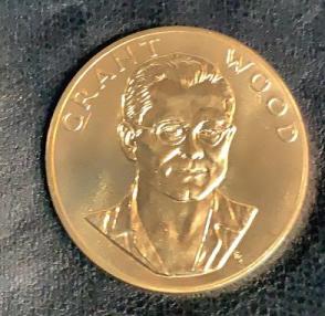 1980 1 Oz Grant Wood Gold Medal (1 of 4)