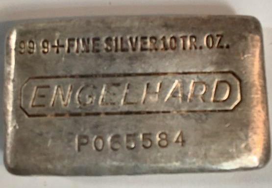 10 Troy Ounce  999 Fine Silver Bullion  Bar (1 of 3)