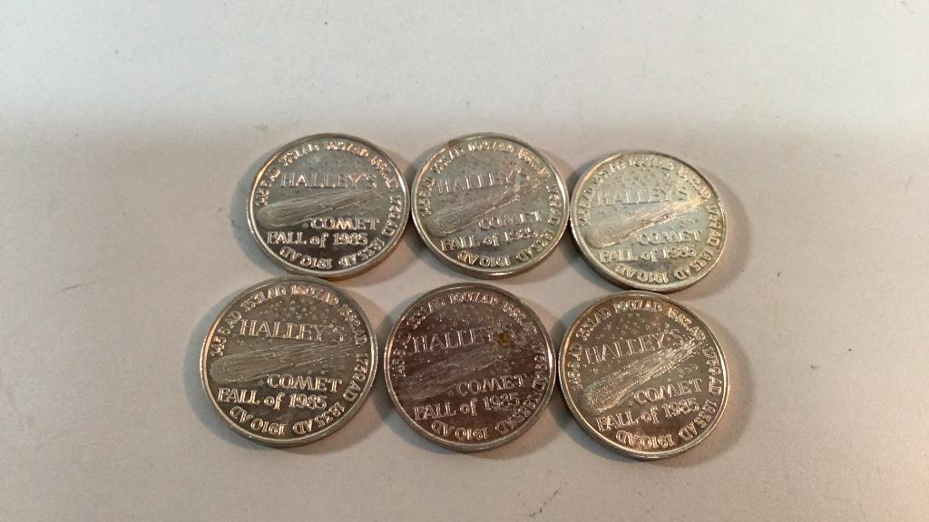 Six 1 Troy Ounce .999 Fine Silver (1 of 3)
