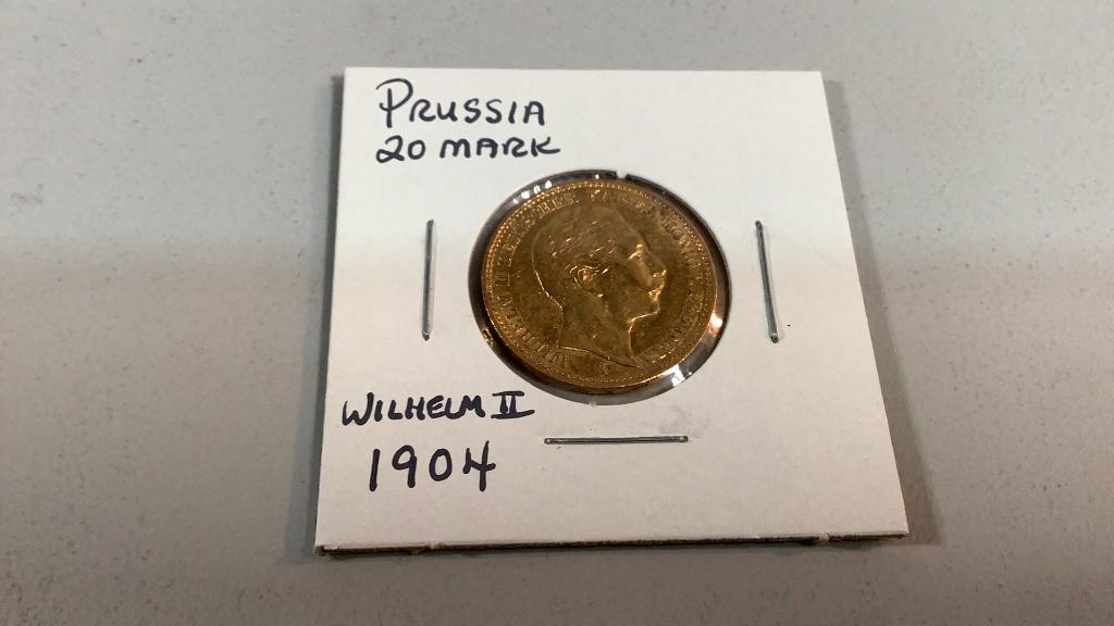 1904 A Germany Prussia  Gold 20 Mark (1 of 4)