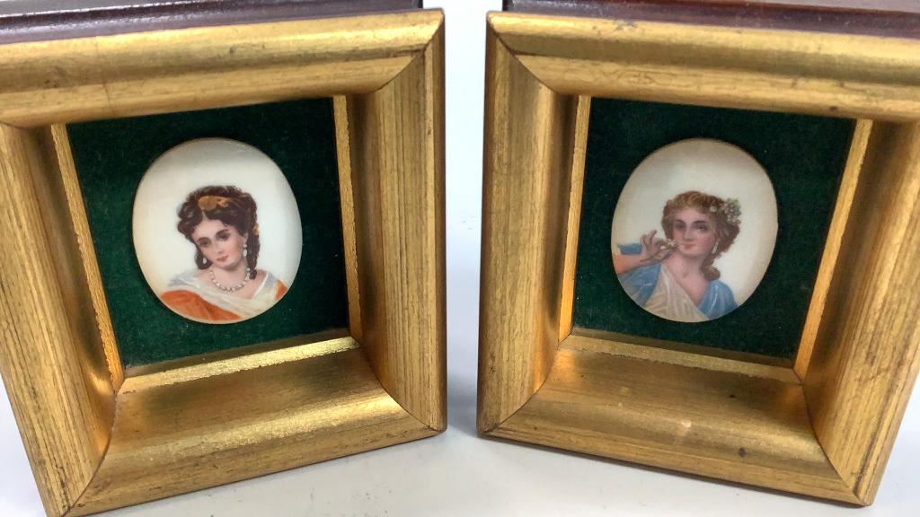 Two Limoge Miniature  Portraits (1 of 3)