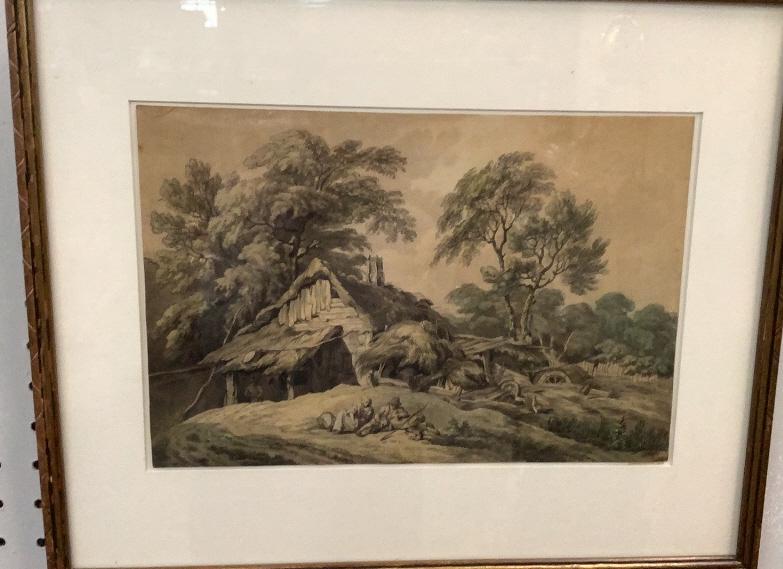 Watercolor Attributed  to David Cox (1 of 7)