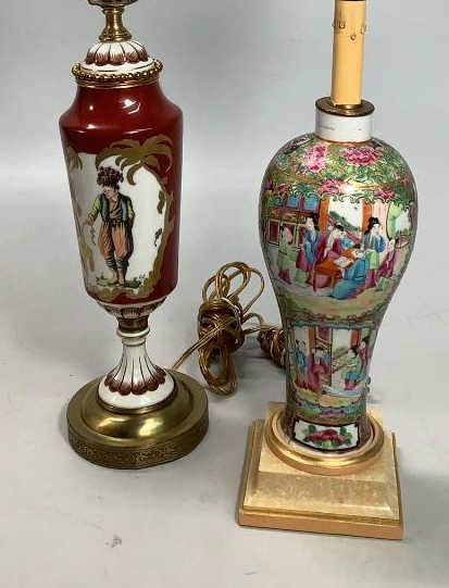 2 Porcelain  Table Lamps (1 of 8)