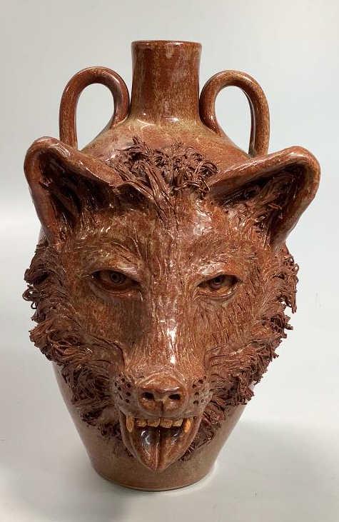 North Cole Pottery Face Jug (1 of 4)