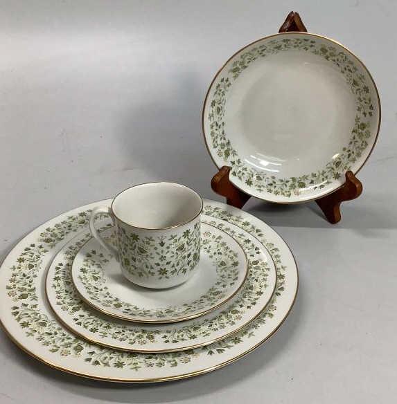 Partial Set Royal Doulton Westfield: 64 Pieces, Includes 10.5 Inch Plates7 Inch Soup Bowls, 8 Inch Salad Plates, Cup/saucer Sets Line Item # 165