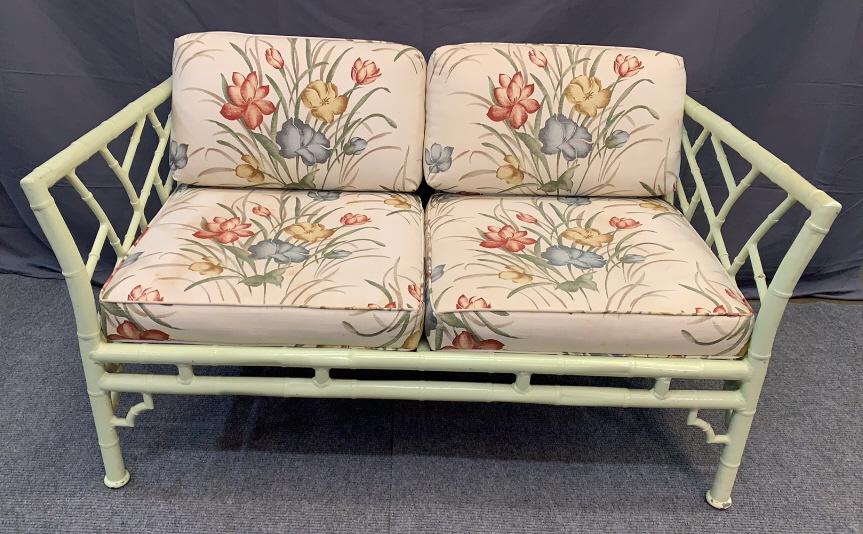 Meadowcraft Bamboo Style Patio Sofa (1 of 5)