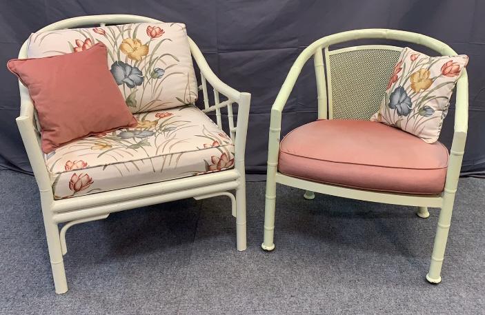 2 Arch Back Meadowcraft Bamboo style Armchairs (1 of 6)
