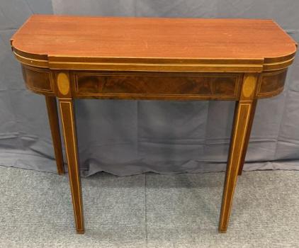 Centennial English Inlaid Games Table (1 of 5)