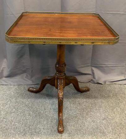 Mahogany Centennial Tilt Top Tea Table (1 of 5)