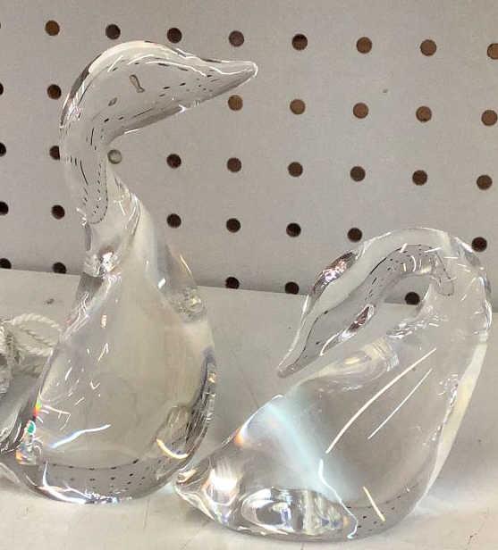 2 Signed Steuben  Ducks (1 of 3)